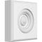 Ekena Millwork Standard Sedgwick Bullseye Rosette With Rounded Edge, 4"W x 4"H x 1"P ROSP040X040X100SDG04 - alternate 1